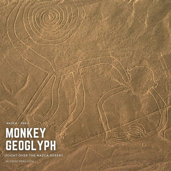 Monkey Glyph on the Nazca Desert