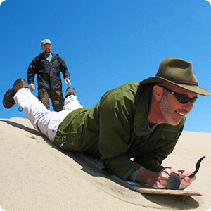 Sandboarding in Nazca