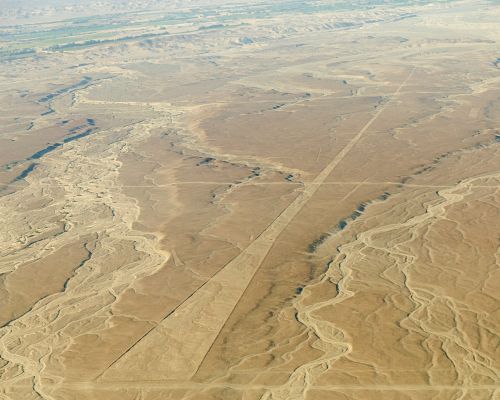 Uncover the geometric figures of the Nazca Lines.