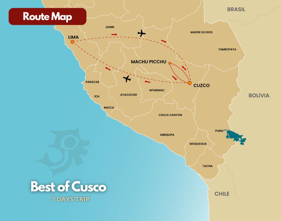 Best of Cusco Map