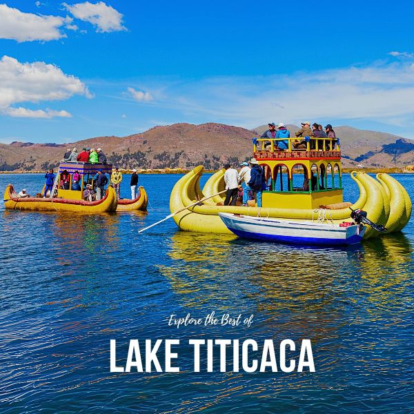 Boat tour to the Lake Titicaca.