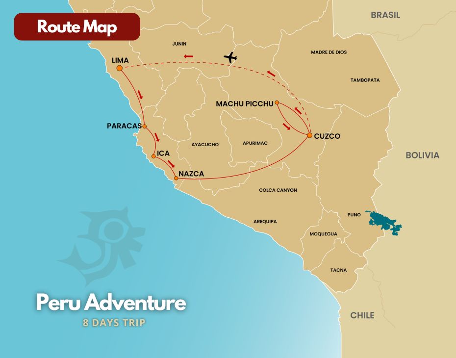 Peru Adventure Map