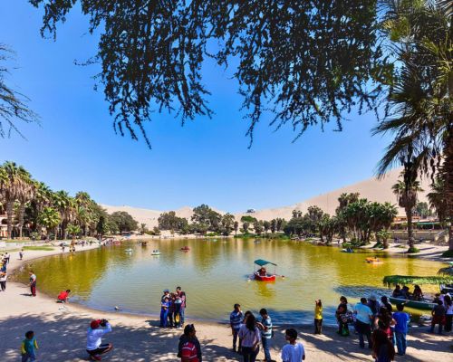 Visit Huacachina, Peru’s stunning desert oasis.