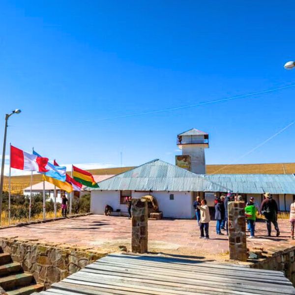 Visiting the Pampas Galeras Museum.