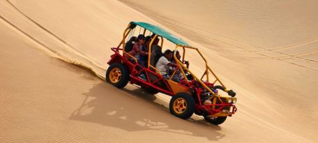 Dune buggy adventure in Huacachina during Nazca Lines Huacachina Day Trip